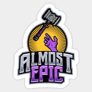 Almost Epic Logo Sticker